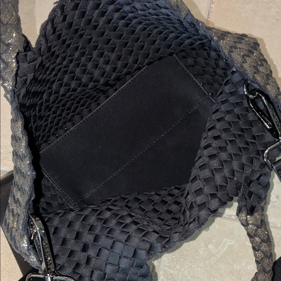 Naghedi Black St. Barths Petit Tote Metallic - Picture 4 of 6